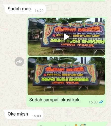 Pengiriman Papan Bunga Mekarbuana Tegalwaru